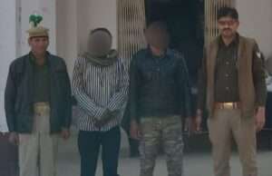 कोतवाली पुलिस ने दो वारंटी अभियुक्तों को किया गिरफ्तार