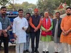 माँ विंध्यवासिनी देवी मंदिर व माँ तारा देवी मंदिर में सुरेश भट्ट ने किया दर्शन-पूजन