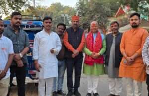 माँ विंध्यवासिनी देवी मंदिर व माँ तारा देवी मंदिर में सुरेश भट्ट ने किया दर्शन-पूजन