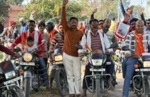 29 वी बाबा टेढ़े नाथ धाम से निकली ध्वजा यात्रा