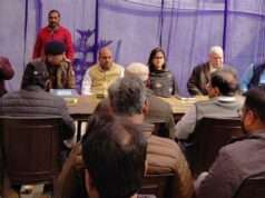 महा शिवरात्री के देखते हुए गोला कोतवाली मे पीस कमेटी की बैठक