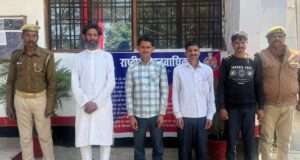 हैदराबाद पुलिस ने शान्तिभंग मे चाल लोगो को किया गिरफ्तार