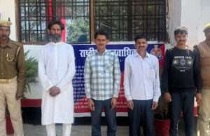 हैदराबाद पुलिस ने शान्तिभंग मे चाल लोगो को किया गिरफ्तार