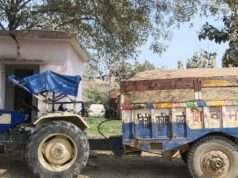 बंद मौरंग खंड से अवैध खनन कर ले जा रहा ट्रैक्टर-ट्रॉली पकड़ा गया