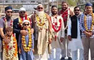 नगर से सफर-ए-उमरा के लिए जायरीनों का जत्था रवाना