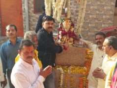 सिद्ध पीठ मोटेश्वर महादेव मंदिर में नंदी भगवान की मूर्ति स्थापना