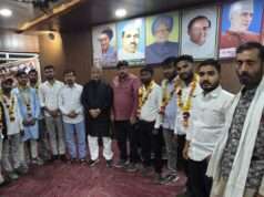 फतेहपुर सदर विधानसभा में नवयुवकों ने थामा कांग्रेस का दामन