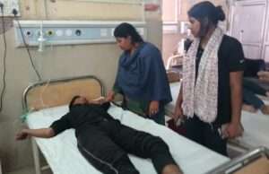 बाइकों की भिड़ंत में किशोर सहित दो घायल