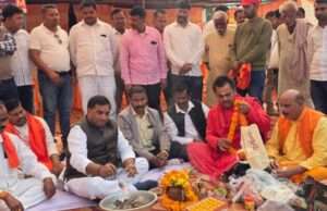 मड़िहान में रजौहा–हरदीमिश्र मार्ग के चौड़ीकरण कार्य का विधायक ने किया शिलान्यास