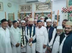 पत्रकार आफताब अंसारी के साहबजादे ने अजीमुल्लाह चैराहे वाली मस्जिद में की नमाजे तरावीह मोकम्मल लोगो ने फूल माला पहनाकर दी मुबारकबाद