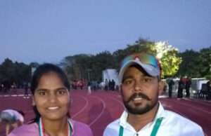 मऊआइमा की बबीता पटेल ने पोलवाट में जीता गोल्ड मेडल।