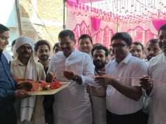 कोरांव बाजार में हॉस्पिटल का मेजा विधायक संदीप पटेल ने किया उद्घाटन