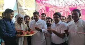 कोरांव बाजार में हॉस्पिटल का मेजा विधायक संदीप पटेल ने किया उद्घाटन