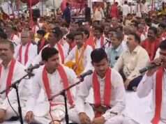 भव्यता के साथ सम्पन्न हुई पूर्वांचल स्तरीय श्री दुर्गा चालीसा पाठ 5 हजार से अधिक भक्त उपस्थित हुए