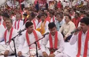 भव्यता के साथ सम्पन्न हुई पूर्वांचल स्तरीय श्री दुर्गा चालीसा पाठ 5 हजार से अधिक भक्त उपस्थित हुए