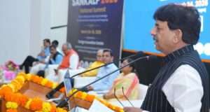 मंत्री कपिल देव अग्रवाल मोतीलाल नेहरू राष्ट्रीय प्रौद्योगिकी संस्थान में आयोजित संकल्प 2026 कार्यक्रम का दीप प्रज्ज्वलित कर किया शुभारंभ