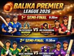 महिला दिवस पर बलरामपुर की बेटियों का ‘चौका-छक्का’