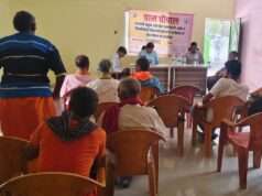 ग्राम मलाक रेजमा में चौपाल लगाकर चकबन्दी वादों का किया गया निस्तारण