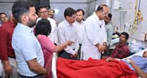 राज्यमंत्री दिनेश प्रताप सिंह ने आदर्श कोल्ड स्टोरेज में हुई दुःखद घटना का किया निरीक्षण