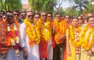 शपथ ग्रहण समारोह में नामित पार्षदों ने ली पद व गोपनीयता की शपथ