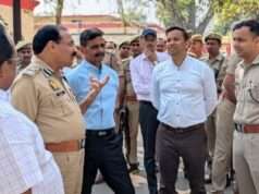 उपनिरीक्षक पुलिस भर्ती परीक्षा केंद्रों का कमिश्नर व आईजी ने किया निरीक्षण