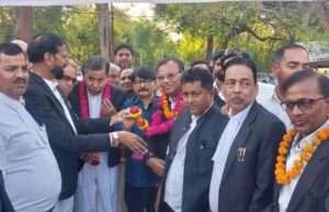 सर्व समाज अधिवक्ता संगठन के चुनाव कार्यालय का उद्घाटन, अधिवक्ताओं ने जीत का लिया संकल्प