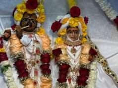 कुंजबिहारी मंदिर में ऱग पचमी पर फूलों की होली 8 मार्च को