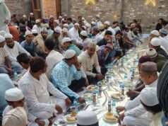 बाग कुंजन गिरी में रोज़ा इफ्तार का आयोजन