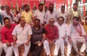 भिटौरा ब्लॉक प्रमुख के आवास पर धूमधाम से हुआ होली मिलन समारोह