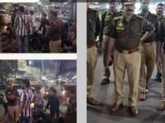 वाहन चेकिंग अभियान में 45 से ज्यादा बाइक चालकों का कटा चालान