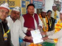 आम आदमी पार्टी पूरी मजबूती से लड़ेगी पंचायत चुनाव:सुनील पांडे