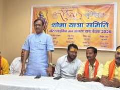 शोभा यात्रा में 500 कार्यकर्ता करेंगे सुरक्षा- रविशंकर साहू