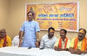 शोभा यात्रा में 500 कार्यकर्ता करेंगे सुरक्षा- रविशंकर साहू