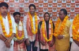 विधायक ने नामित सभासदों को किया सम्मानित