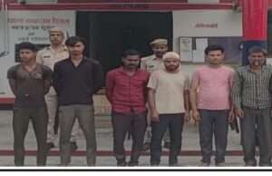 थाना हैदराबाद पुलिस टीम द्वारा शान्ति भंग करने वाले 8 अभियुक्तों को किया गिरफ्तार