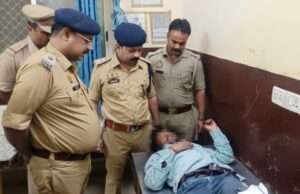 मुठभेड़ में ईनामिया बदमाश गोली लगने से घायल, गिरफ्तार