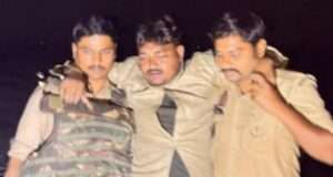 25 हजार का इनामी गौ-तस्कर मुठभेड़ में गिरफ्तार, पैर में लगी गोली