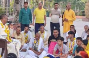 हिन्दू नववर्ष पर सनशाइन क्लब ने किया भव्य स्वागत,भजन-कीर्तन व प्रवचन से गूंजा माहौल