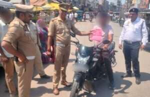 यातायात नियमों के उल्लंघन पर चला अभियान