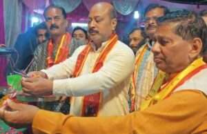 जोगापुर गांव में विशाल जागरण का आयोजन, पत्रकार व विधायक ने किया शुभारंभ