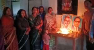 मा. कांशीराम के जयंती पर महिलाओं में खुशी