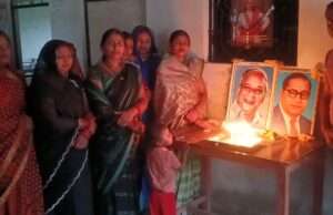 मा. कांशीराम के जयंती पर महिलाओं में खुशी