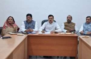 भाजपा जिला एवं महानगर की कोर कमेटी की बैठक सम्पन्न