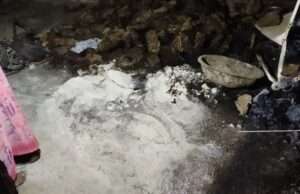 शार्टसर्किट से लगी आग से गृहस्थी राख