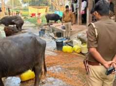 अवैध कच्ची शराब के ठिकानों पर सैनी पुलिस ने छापेमारी कर 96 लीटर कच्ची शराब किया बरामद