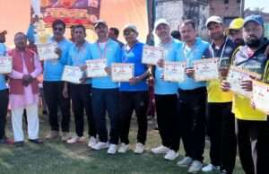 सदभावना कप के फाइनल मुकाबले में क्रीड़ा भारती ने मारी बाजी