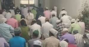 मेजा क्षेत्र के अकीदत मंदो ने अलविदा जुमा की नमाजअदा की