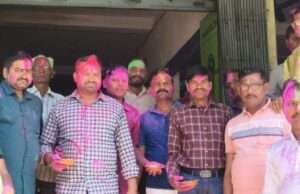 मधुपुर में पत्रकारों के साथ धूमधाम से मनाया गया होली मिलन समारोह