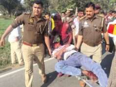 औरैया में टेम्पू-बाइक की भिड़ंत में तीन गंभीर घायल