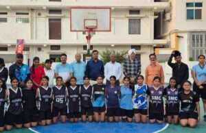 36वीं राज्य महिला बास्केटबॉल चैम्पियनशिप गुरुकुल मॉन्टेसरी स्कूल, शांतिपुरम में शुरू